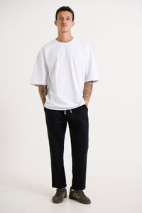 Joel Heavyweight Box Tee White