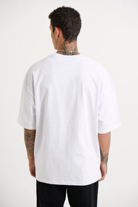 Joel Heavyweight Box Tee White