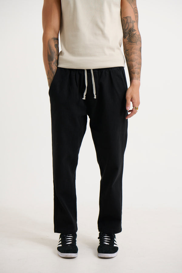 Drill Jogger Pant Black