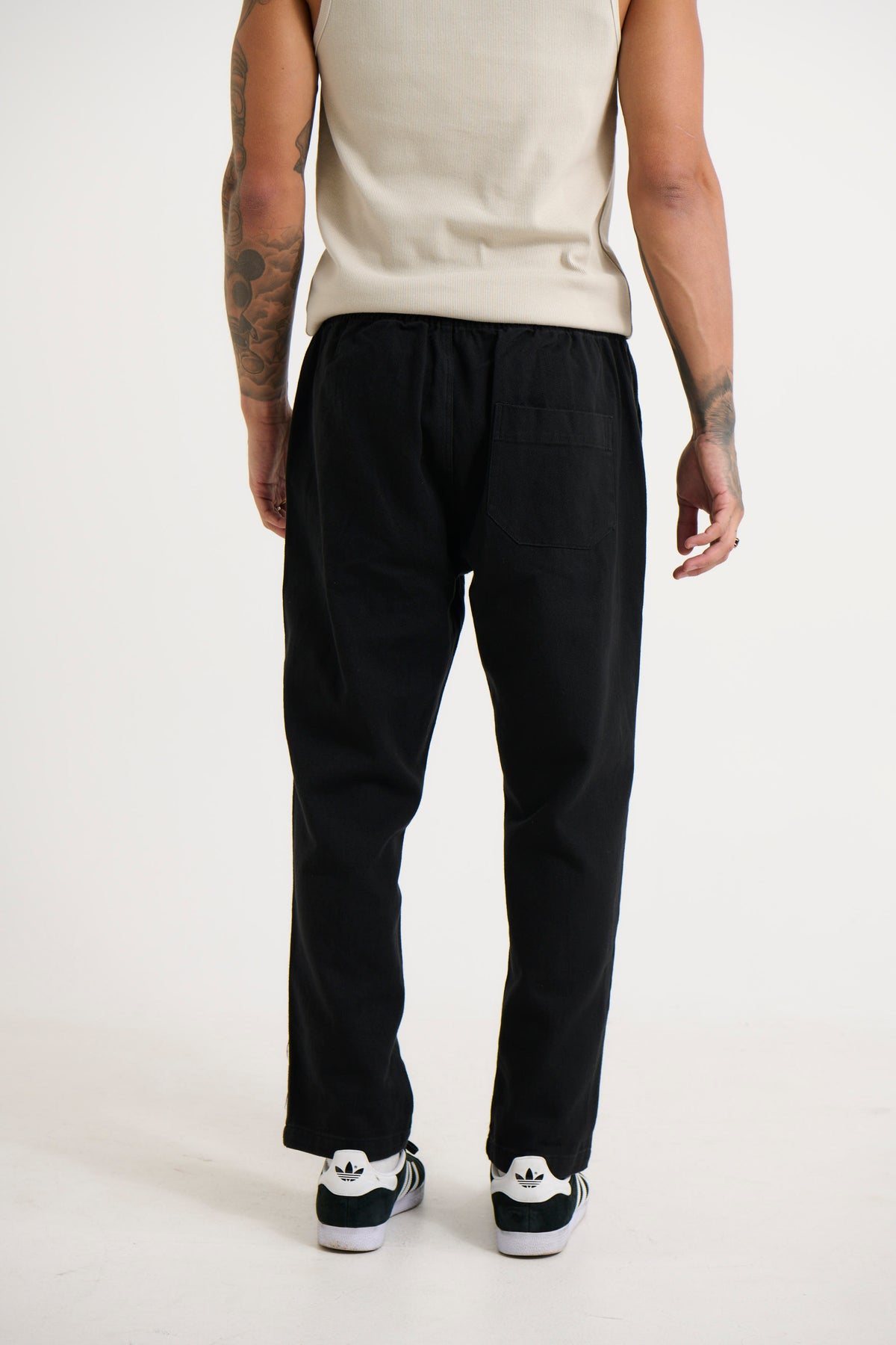 Drill Jogger Pant Black