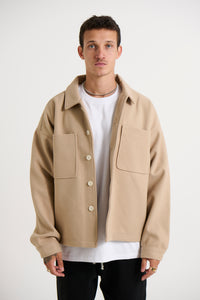 Structure Jacket Light Tan