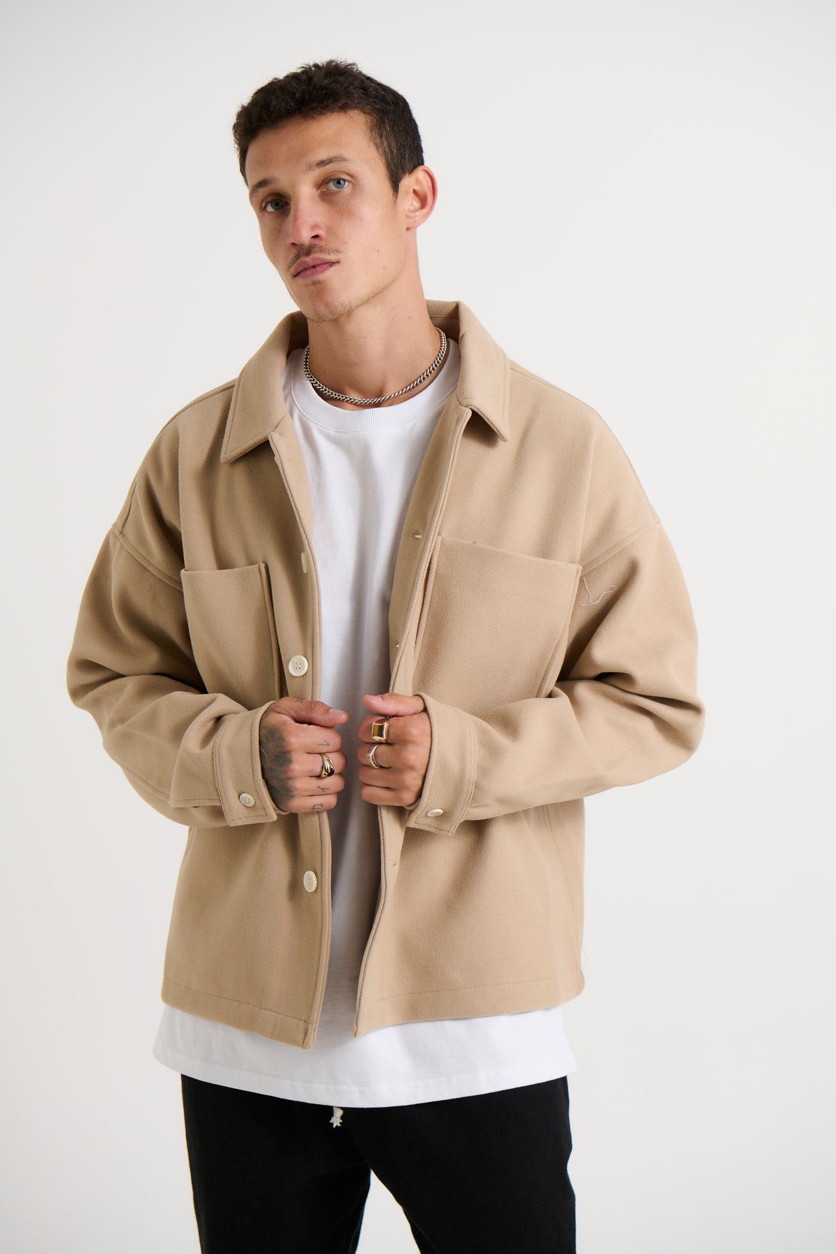 Structure Jacket Light Tan