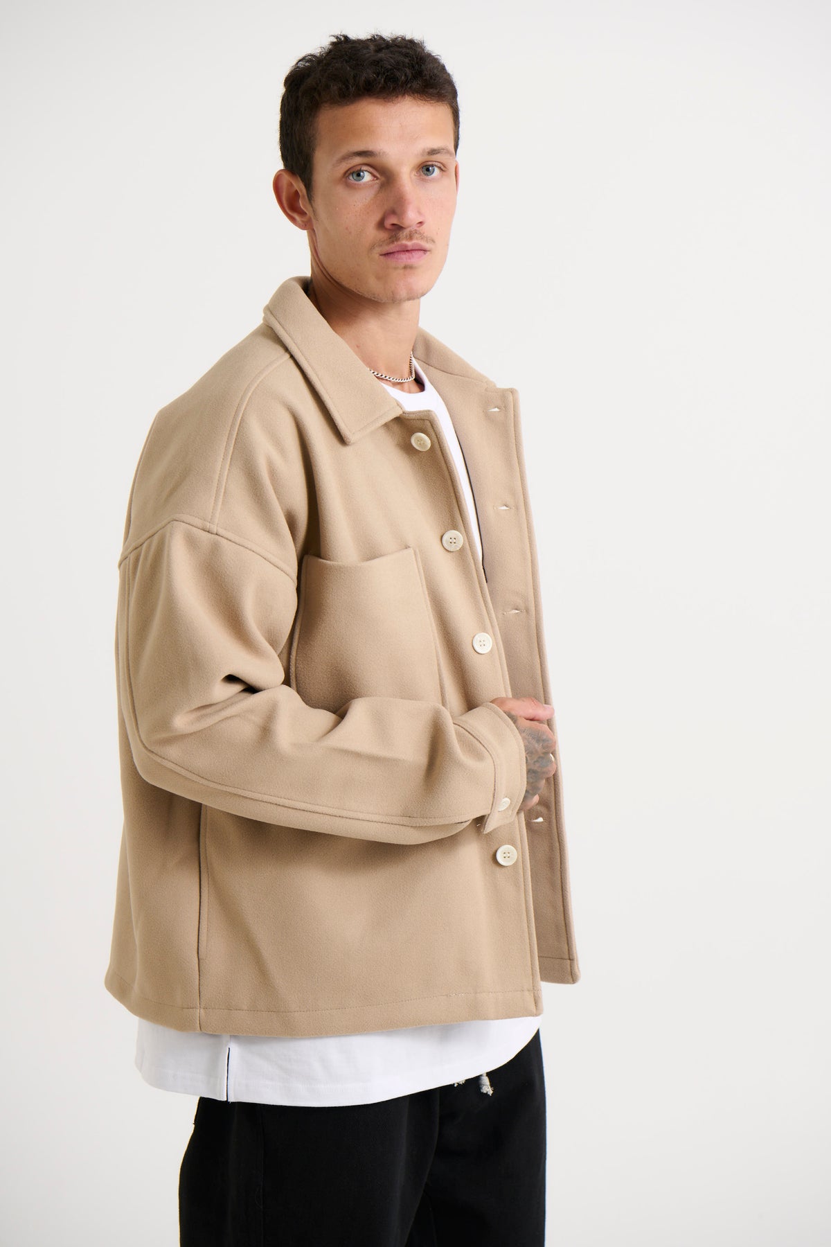 Structure Jacket Light Tan