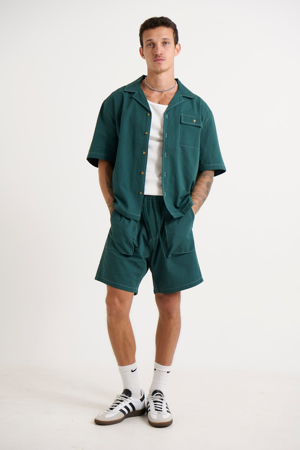 Josh Heavyweight Short Dark Green