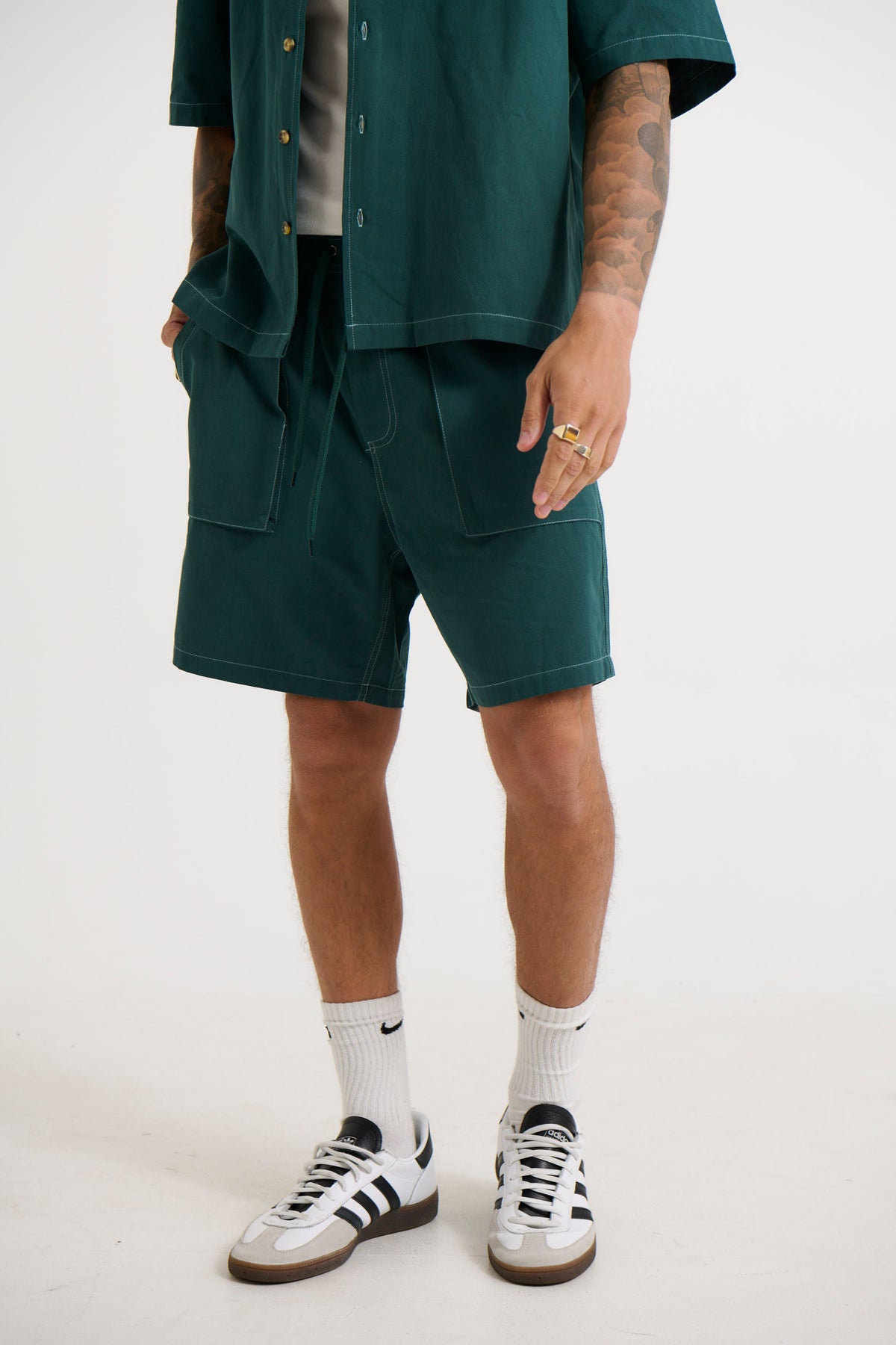 Josh Heavyweight Short Dark Green