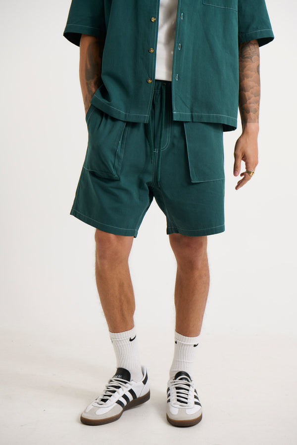 Josh Heavyweight Short Dark Green