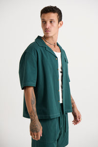 Josh Heavyweight Shirt Dark Green