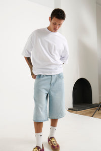 Flint Baggy Denim Jort Light