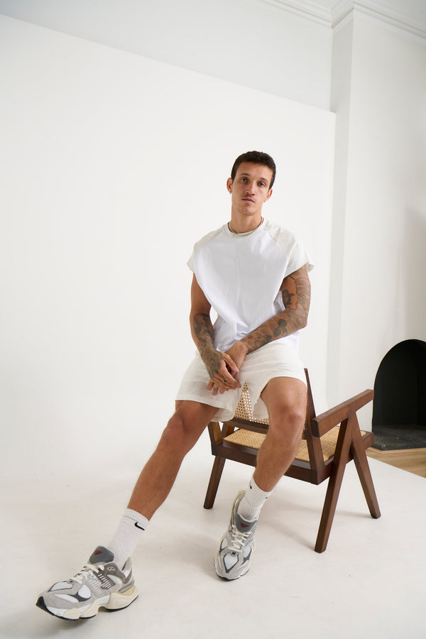 NTH Felix Linen Short White