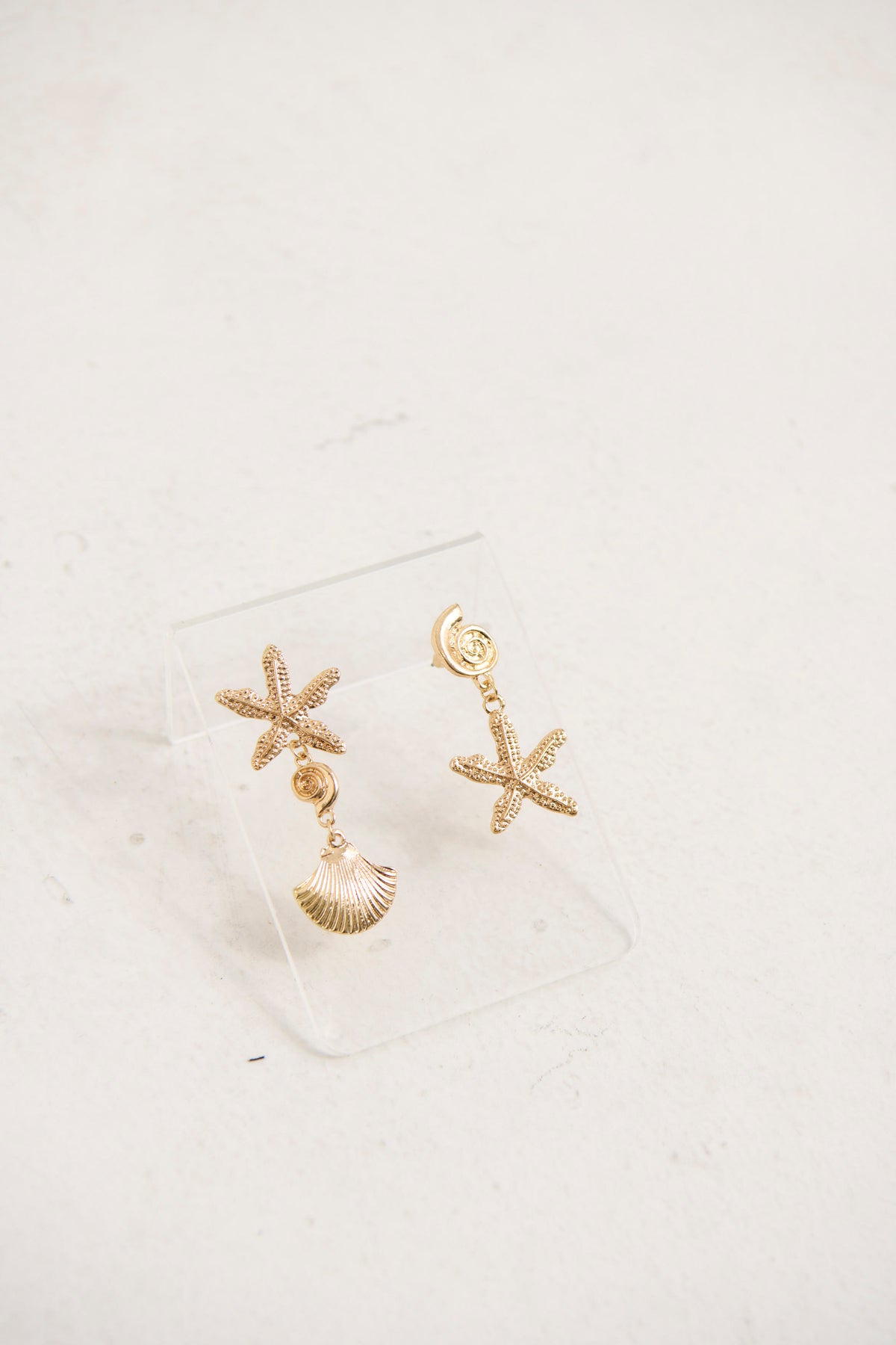 Shore Statement Earring Gold Plated