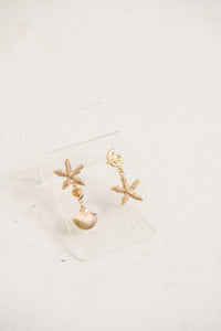 Shore Statement Earring Gold Plated