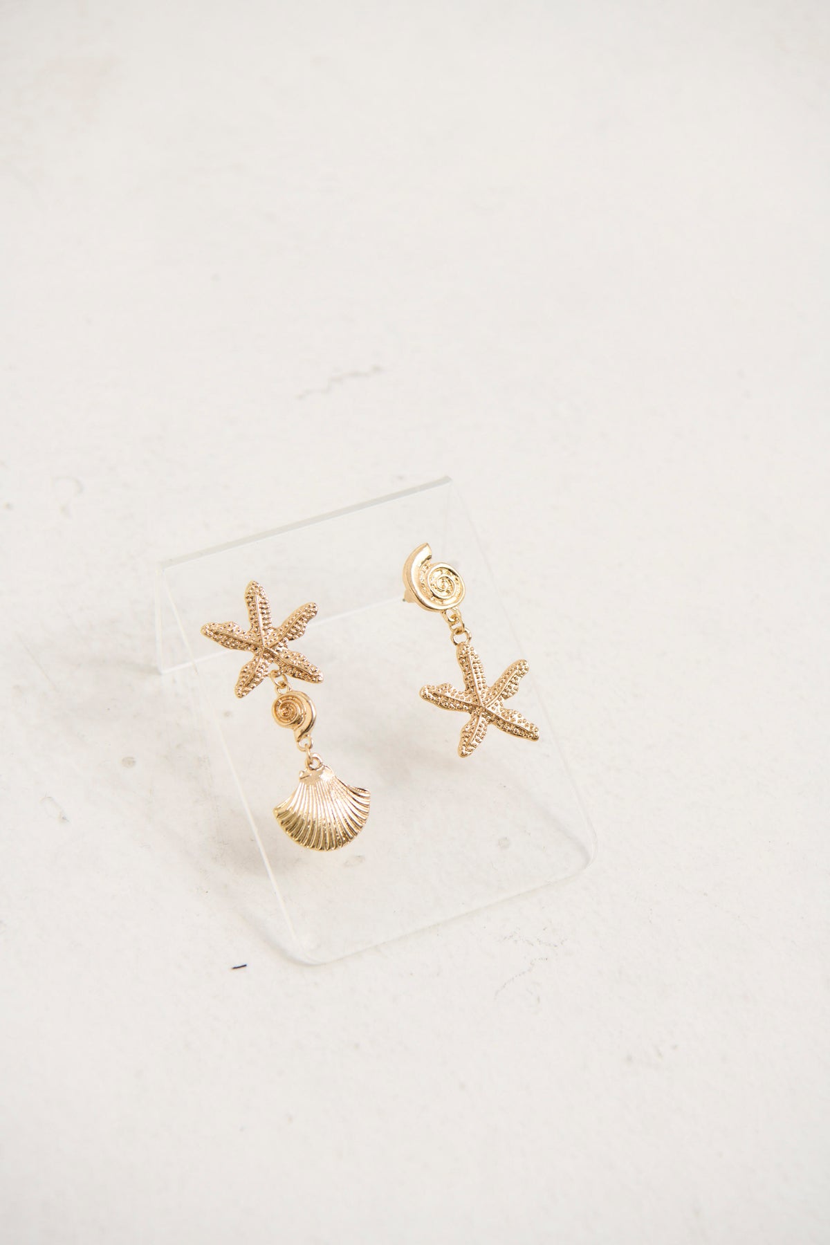 Shore Statement Earring Gold Plated