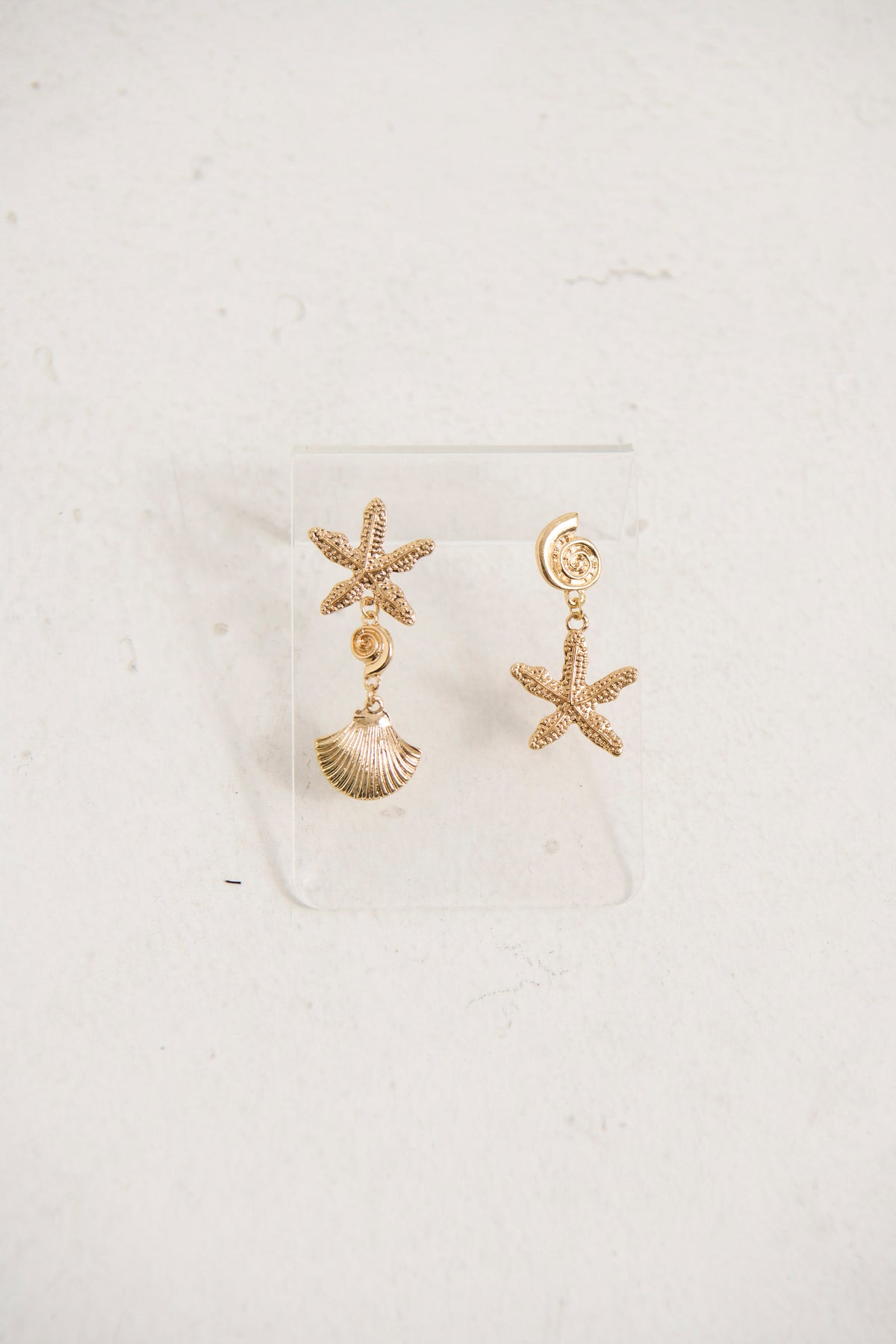 Shore Statement Earring Gold Plated