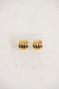 Carmel Puff Earrings Gold