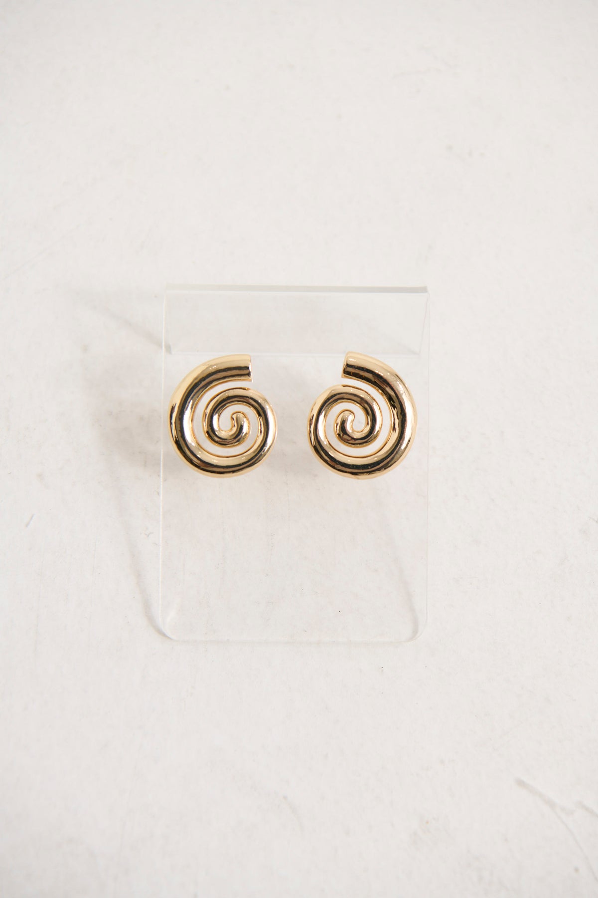 Swirl Earring Gold Plated