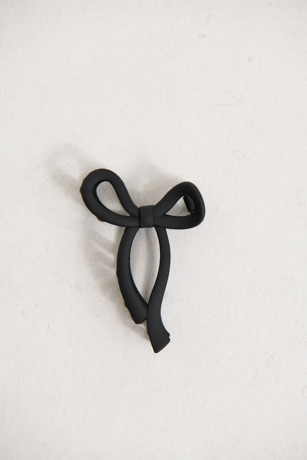 Daniella Bow Claw Clip Black