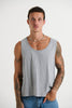 Richie Loose Crop Tank Grey