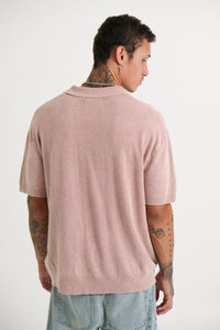 Ollie Sand Wash Polo Dusty Rose