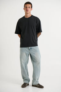 Stone Washed Tee Black