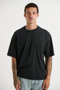 Stone Washed Tee Black