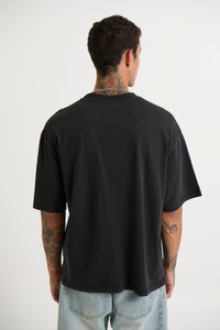 Stone Washed Tee Black