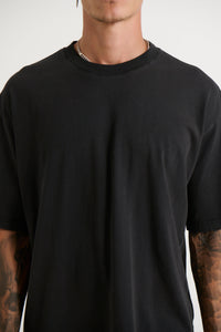 Stone Washed Tee Black