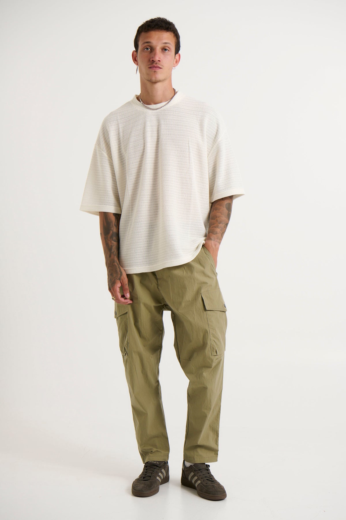 Aiden Drop Pant Khaki