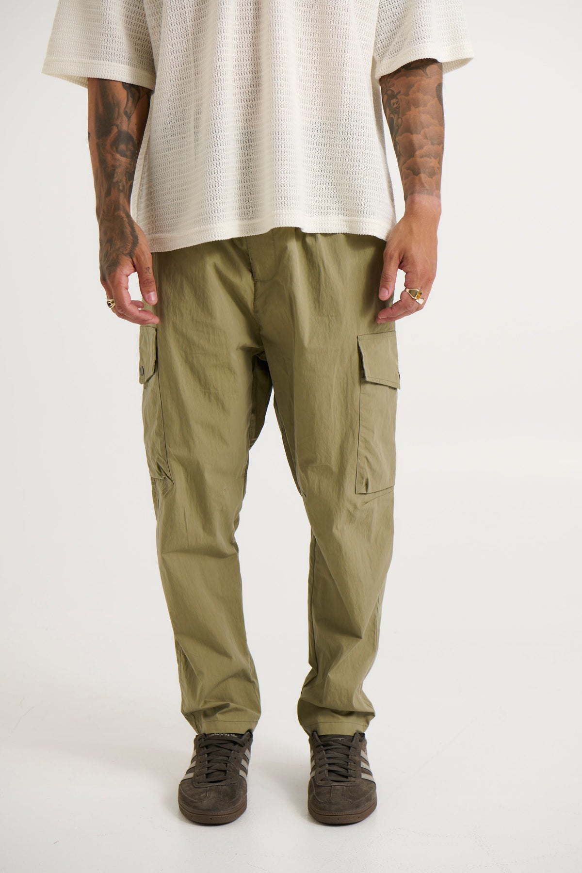 Aiden Drop Pant Khaki