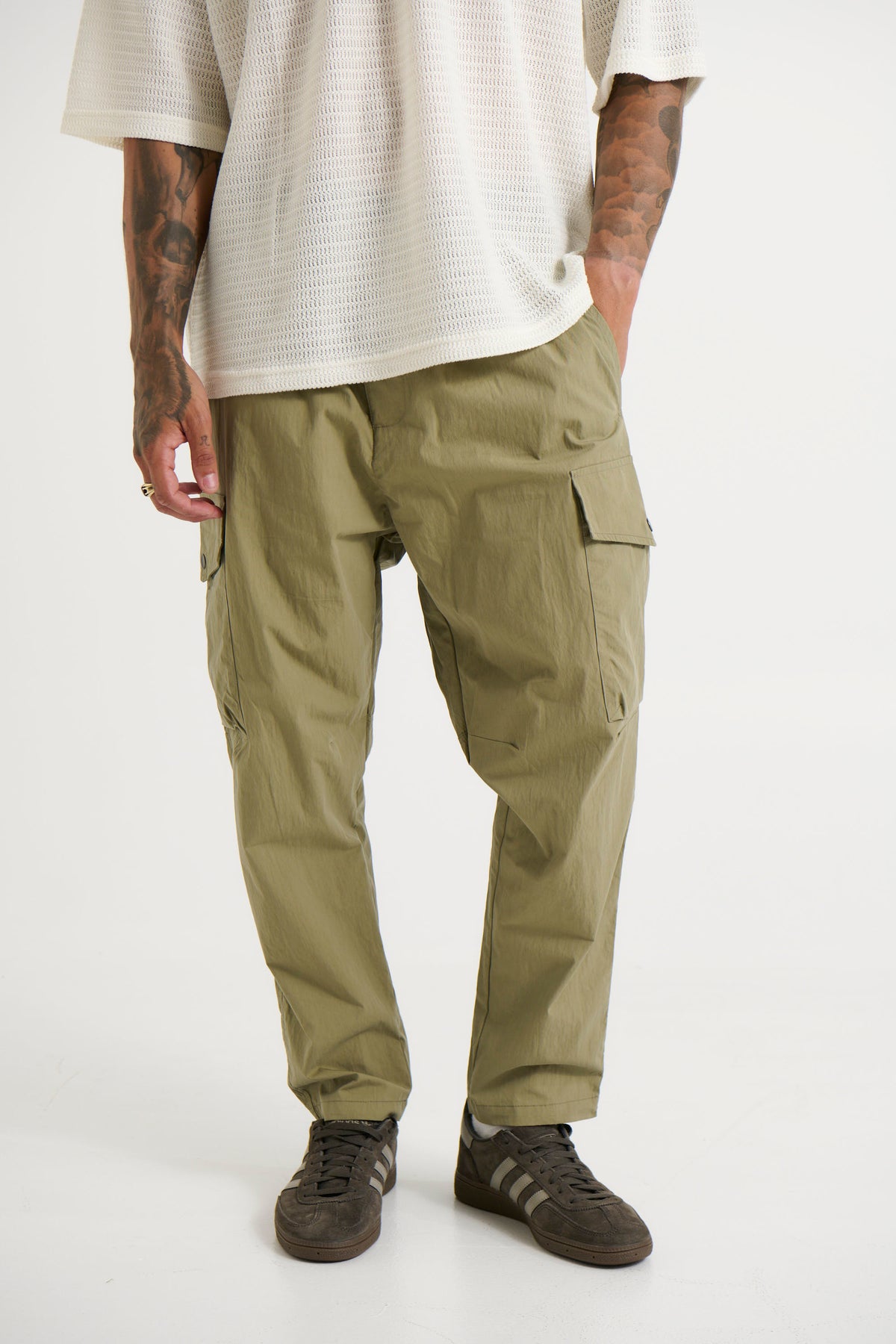 Aiden Drop Pant Khaki