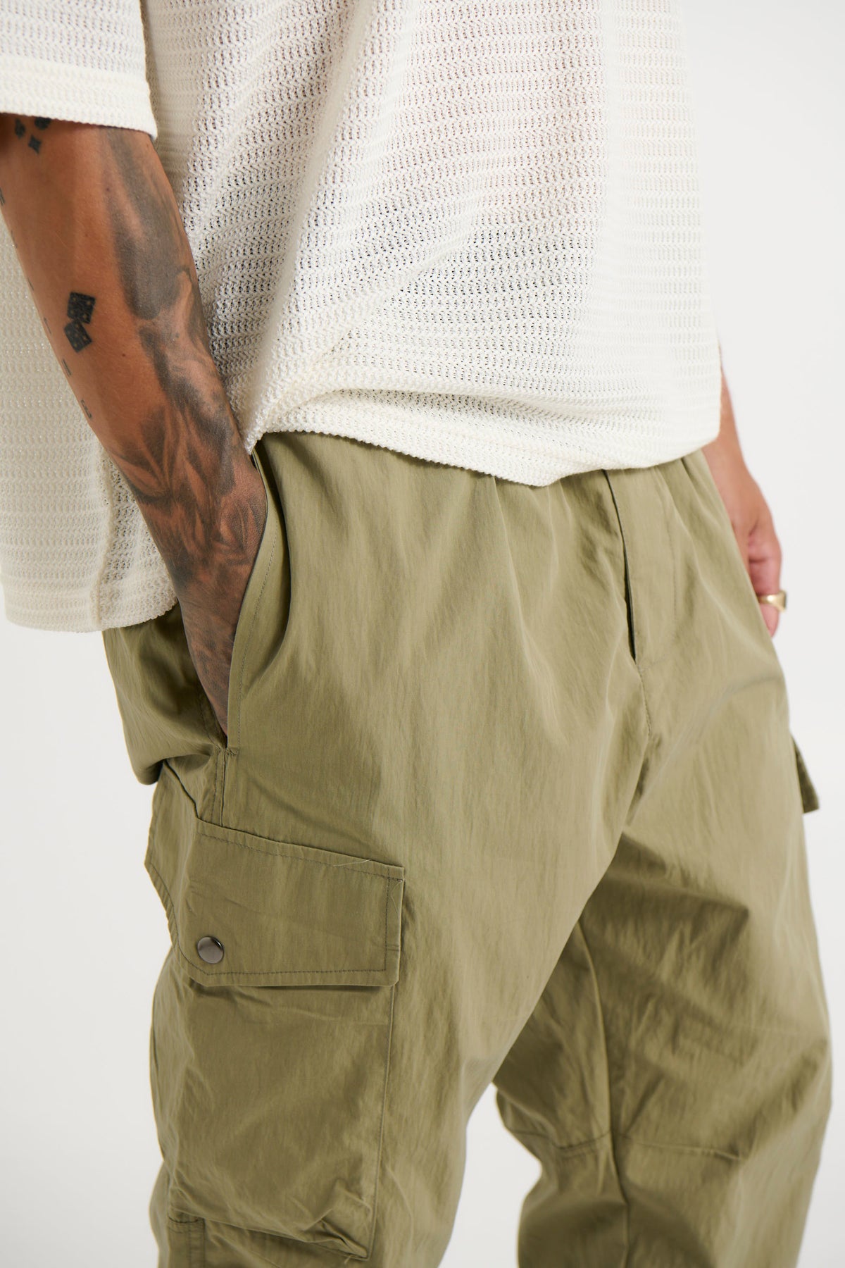 Aiden Drop Pant Khaki