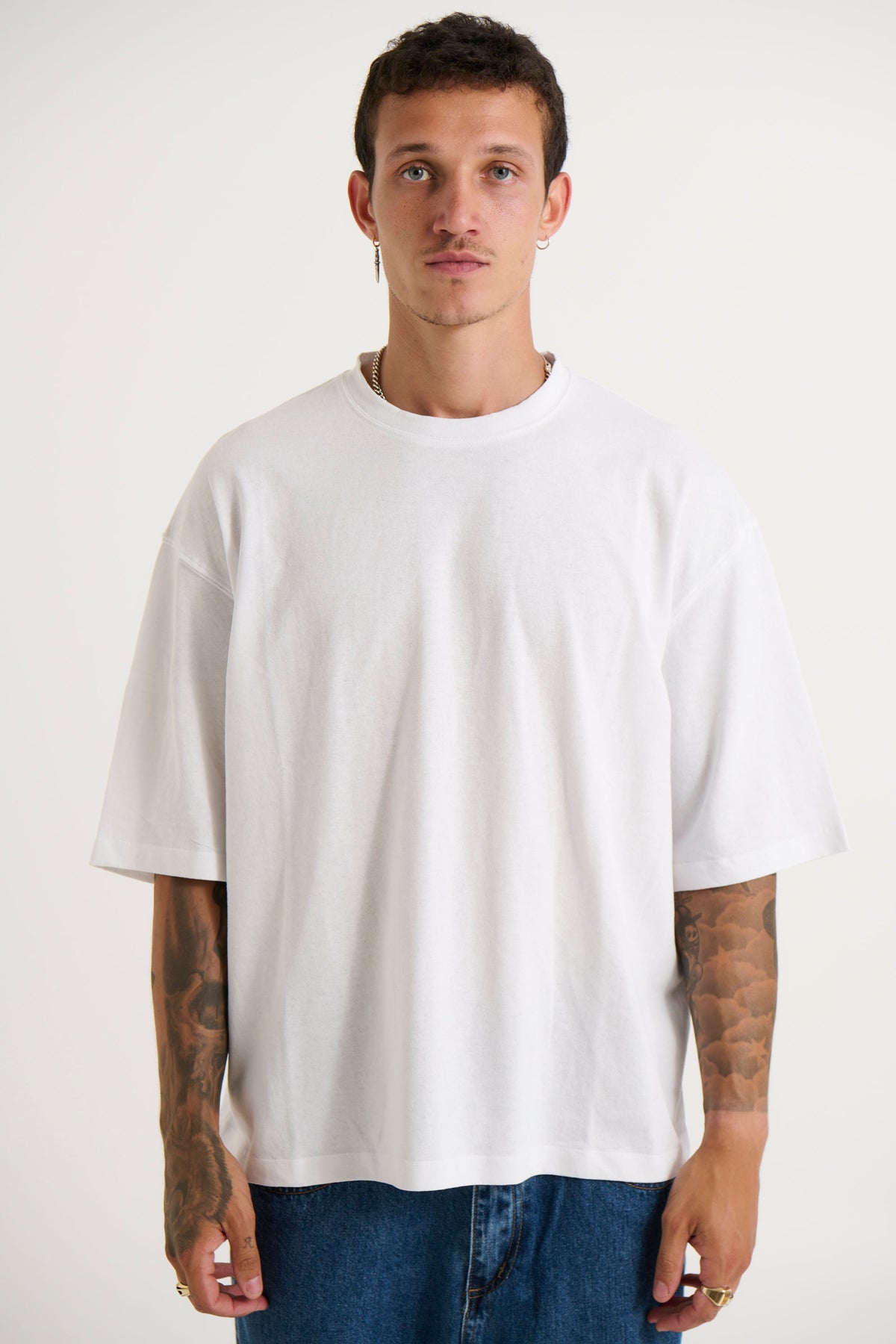 Jakey Soft Cotton Tee White - FINAL SALE