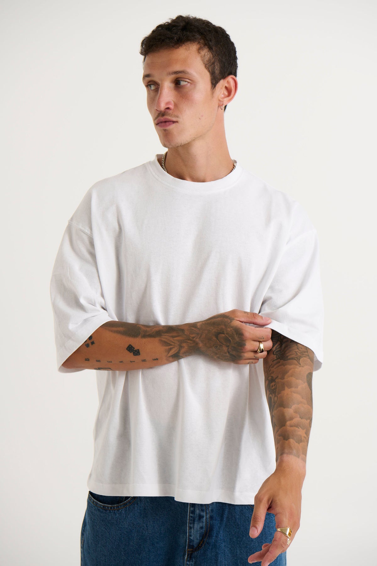 Jakey Soft Cotton Tee White