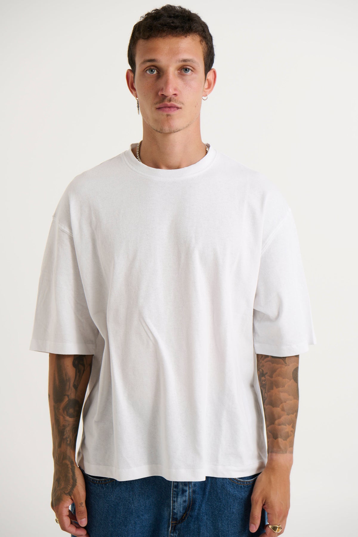 Jakey Soft Cotton Tee White