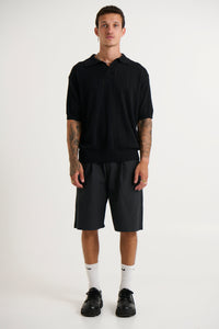 NTH Rib Polo Black