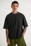 NTH Distress Crew Neck Tee Black