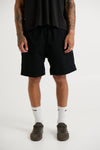 Fredrick Cotton Elastic Short Black