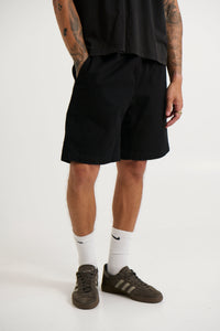 Fredrick Cotton Elastic Short Black