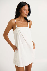 Iris Mini Dress White