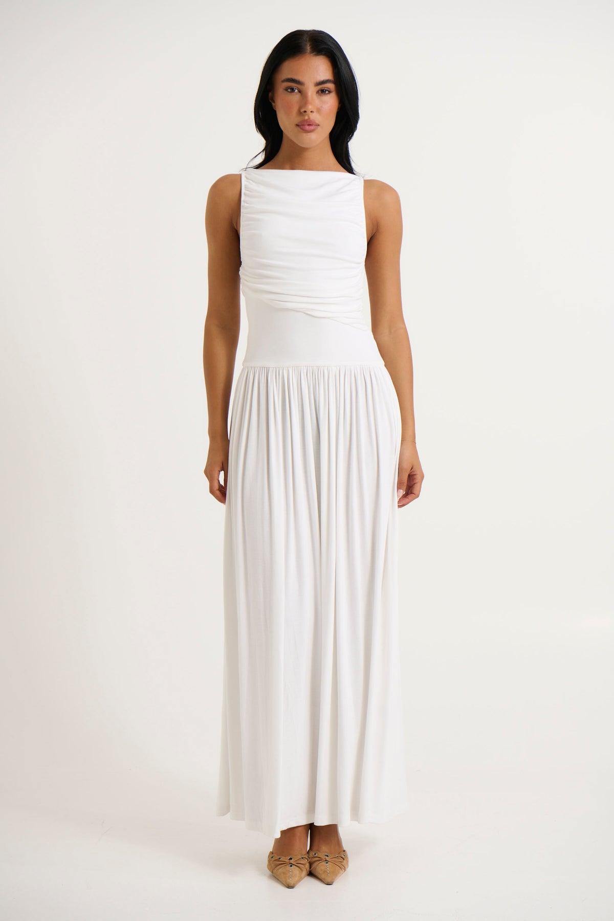 Nalla Maxi Dress White