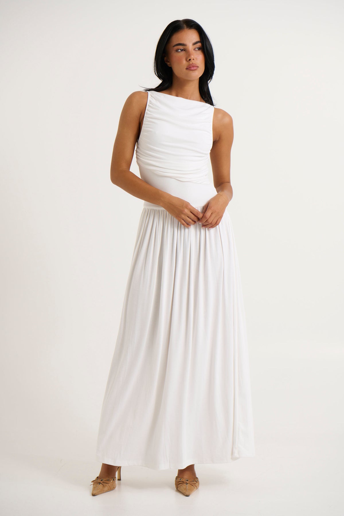 Nalla Maxi Dress White