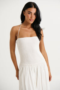 Krystal Maxi Dress White