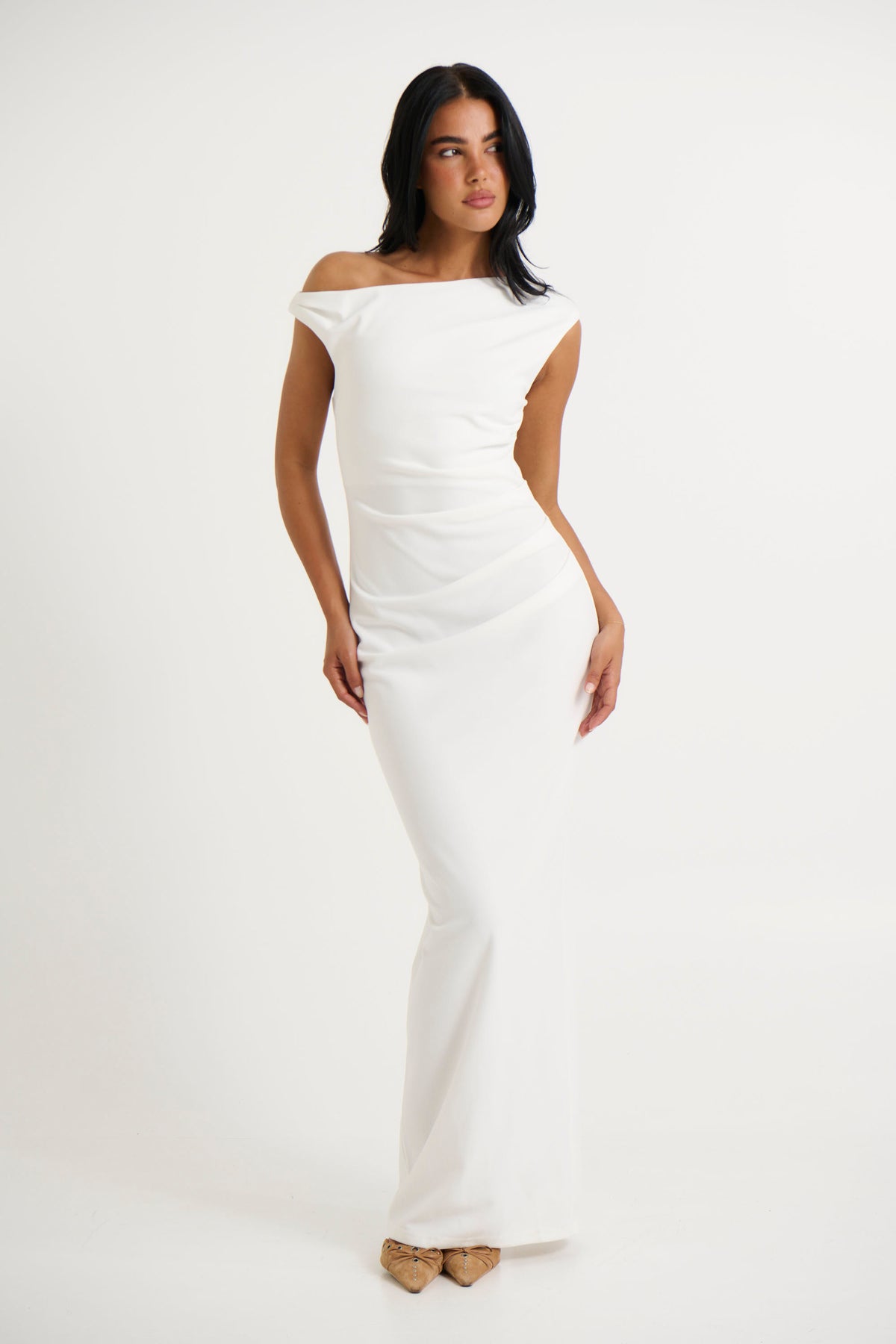 Mika Maxi Dress White