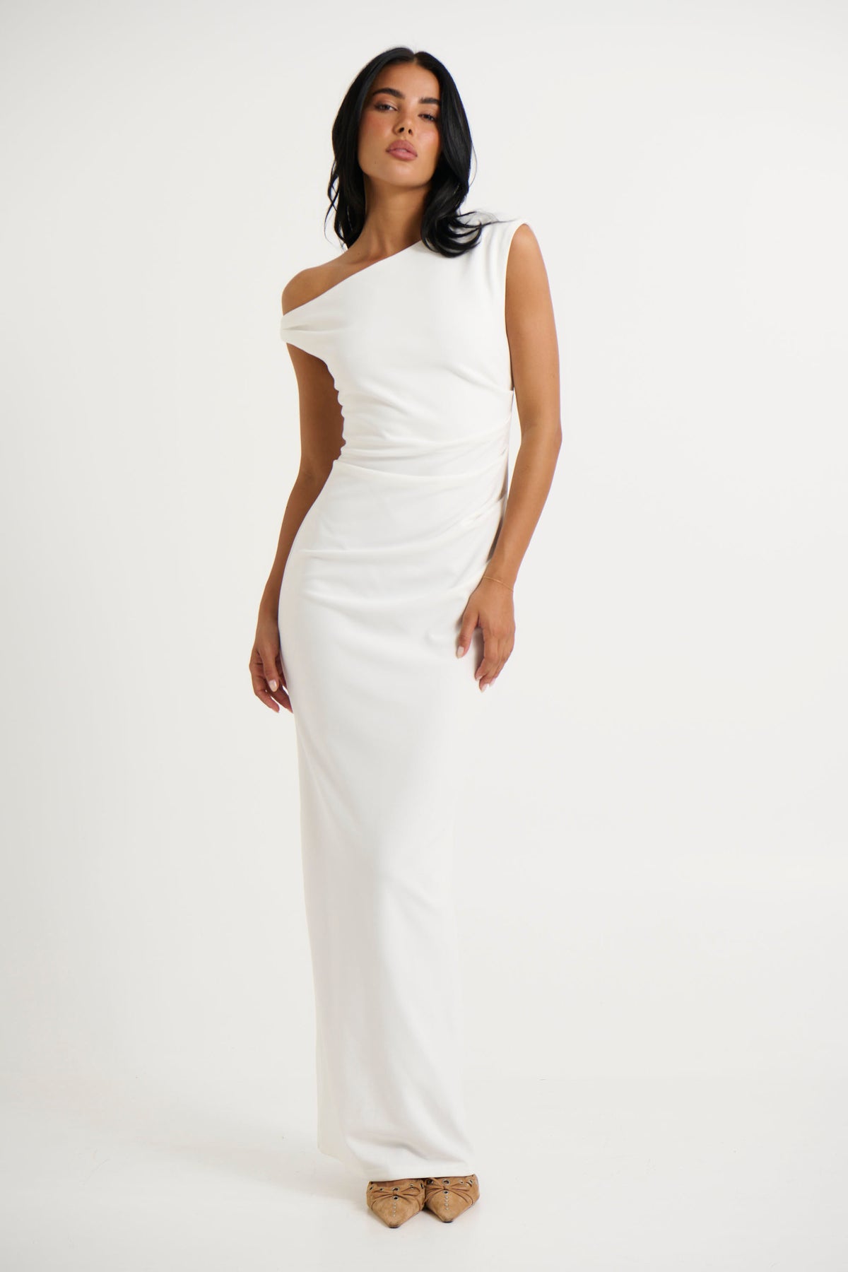 Mika Maxi Dress White