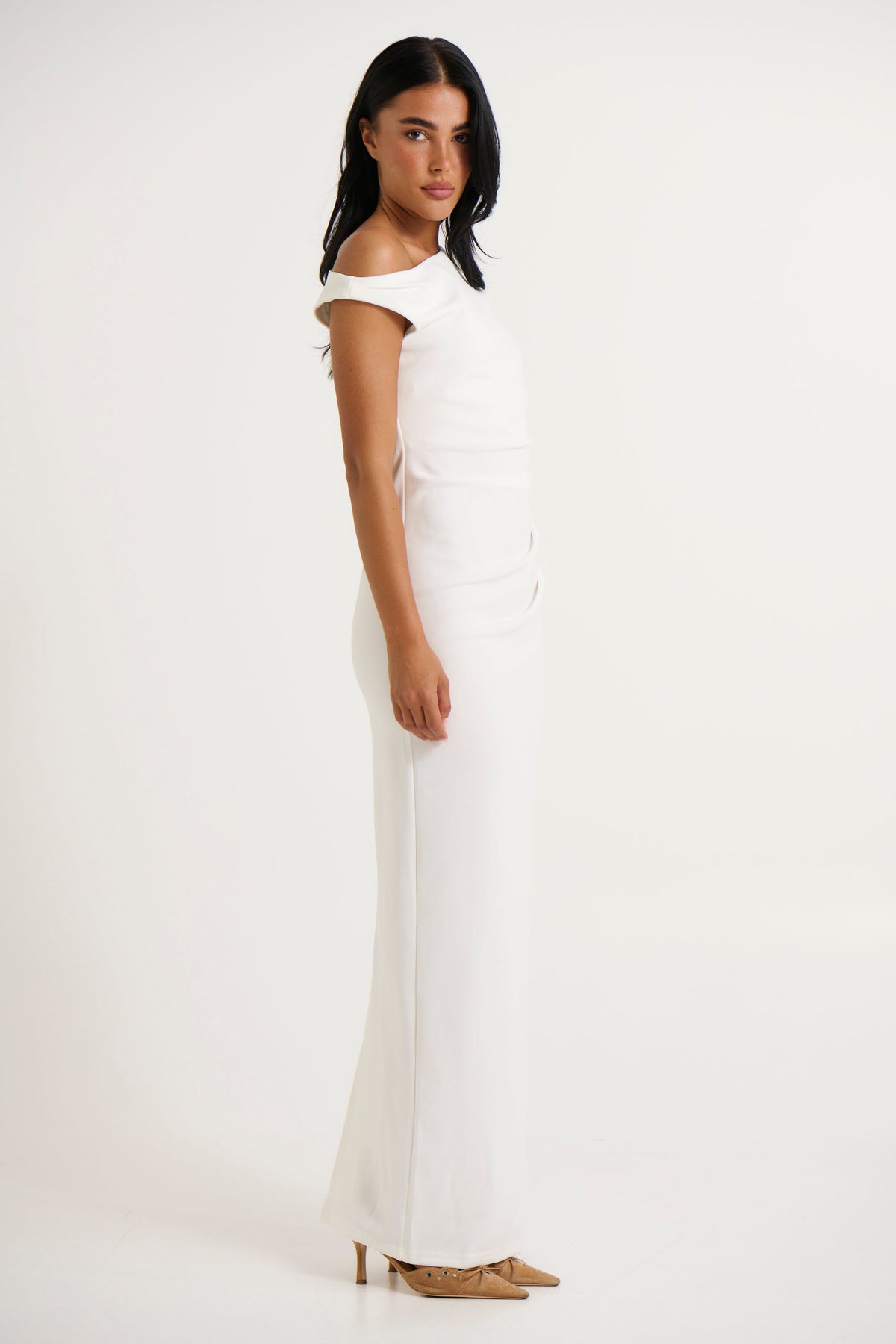 Mika Maxi Dress White