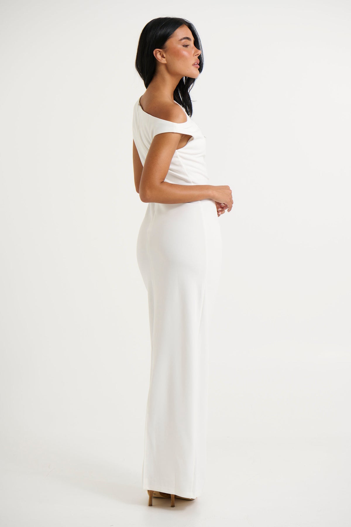 Mika Maxi Dress White