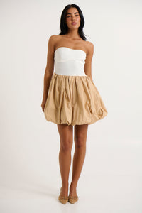 Luna Mini Dress Beige