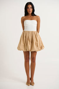 Luna Mini Dress Beige