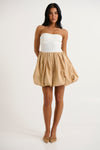 Luna Mini Dress Beige