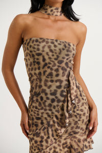 Mikki Mini Dress Leopard