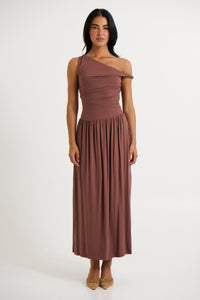 Joyce Maxi Dress Chocolate